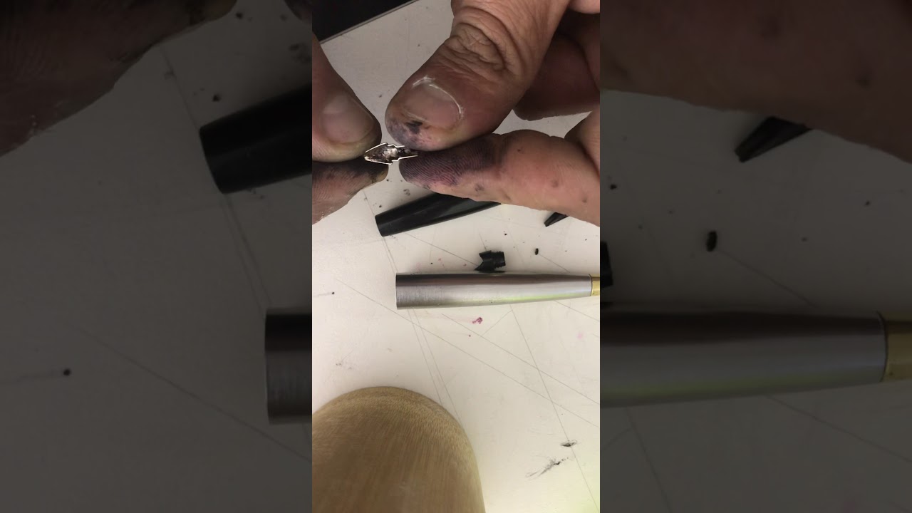 تنظيف قلم خط عربي باركر parker pen cleaning
