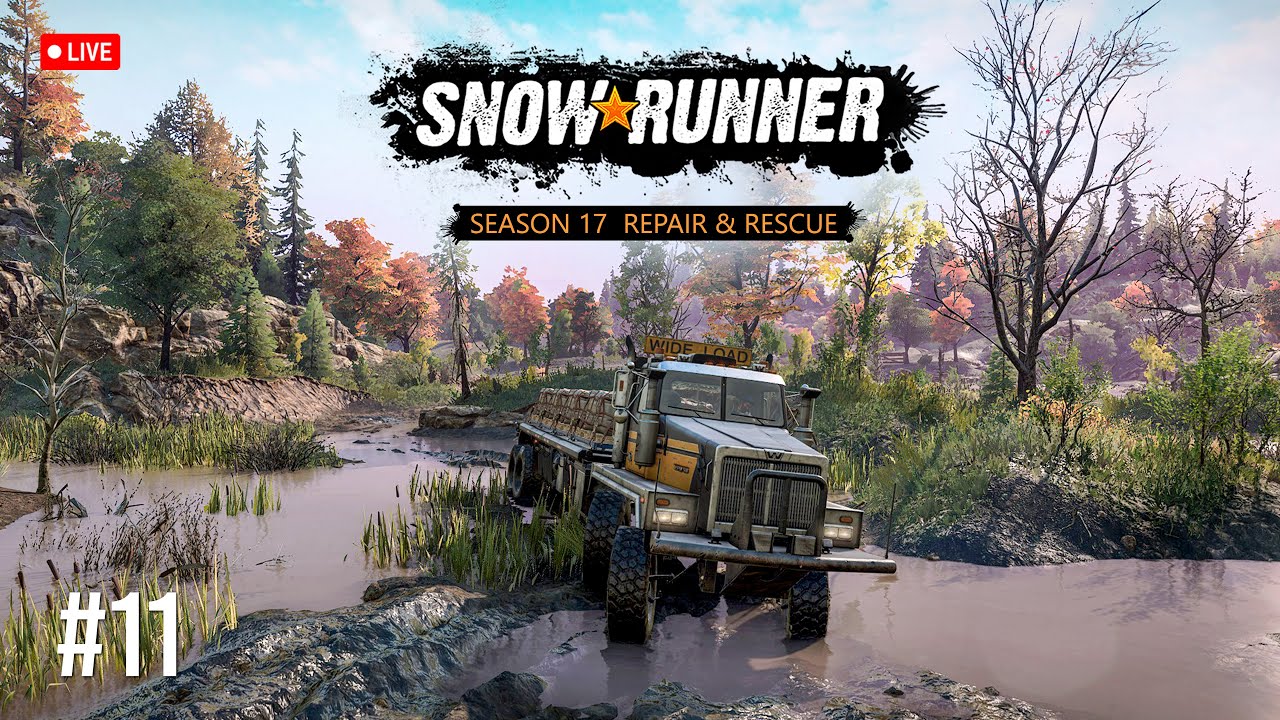 Relaxing Offroad Live 🚛 | SnowRunner Season 17 – ep.11