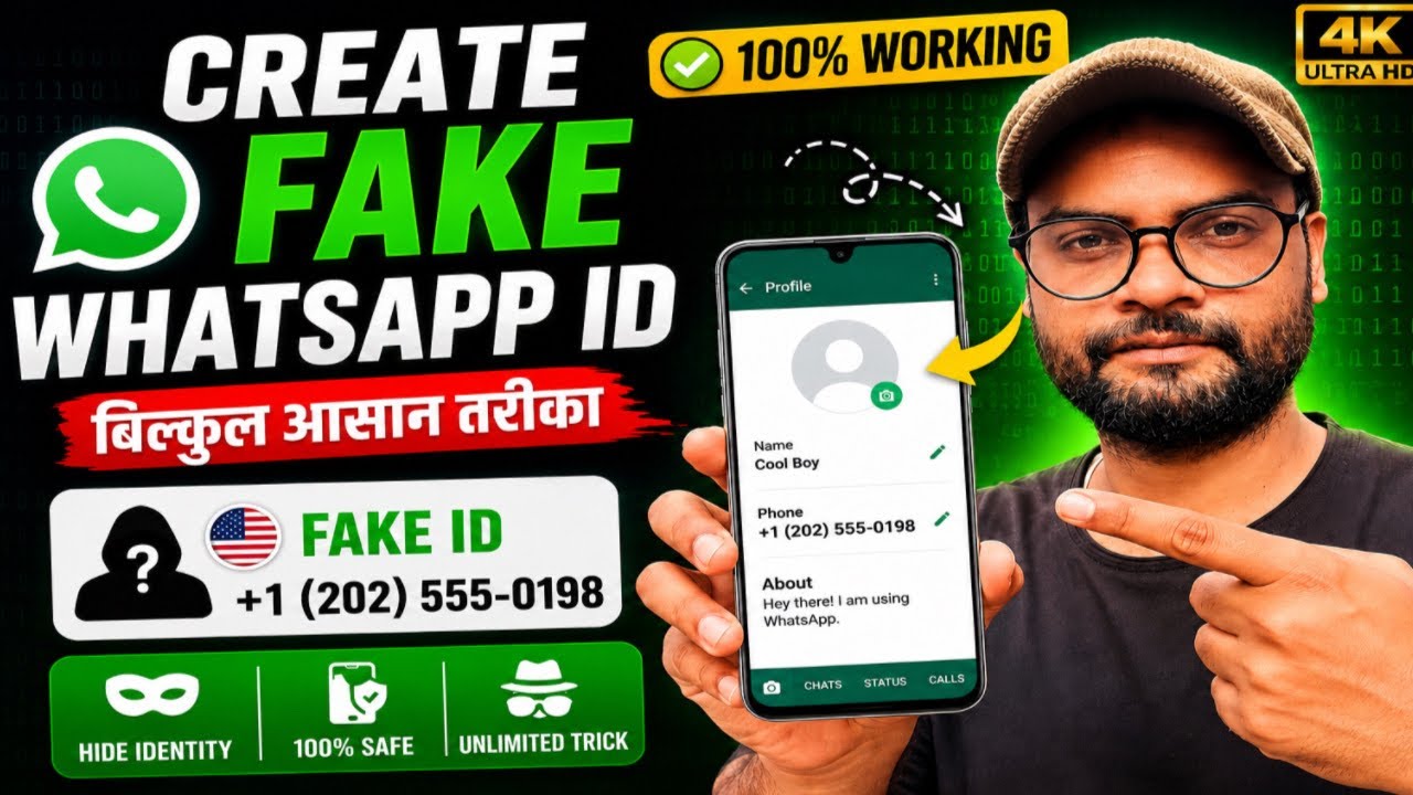 How to create a fake WhatsApp account | How to use WhatsApp without a phone number | How to make ...