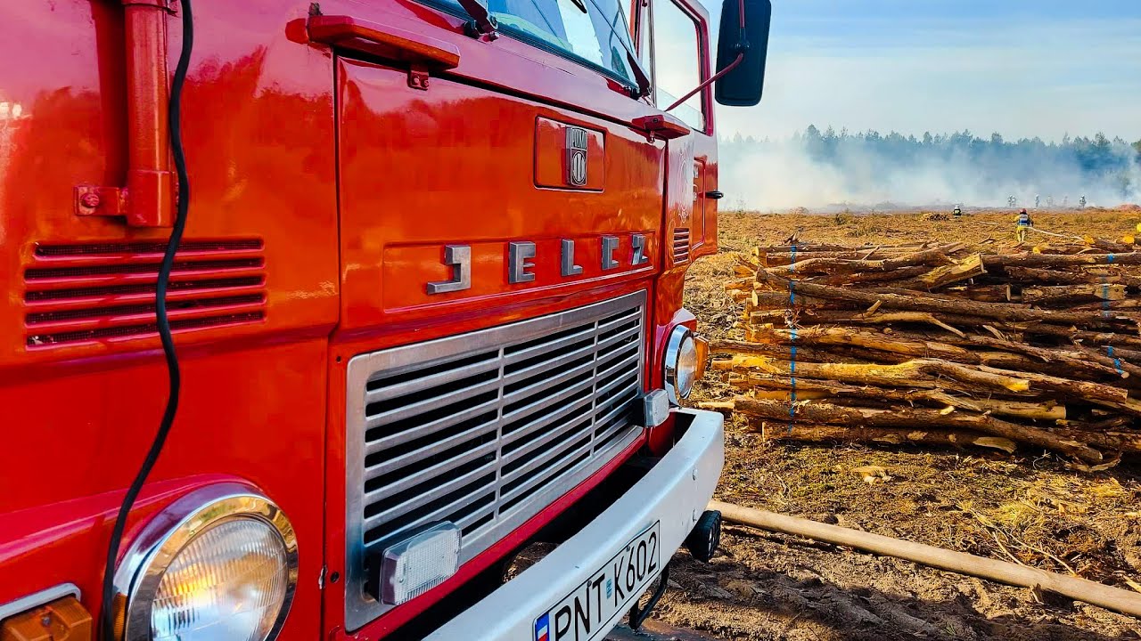 17:52 ALARM 🚒 Wyjazd zastępu 518-03  do pożaru lasu 19.04.2022🚒/07