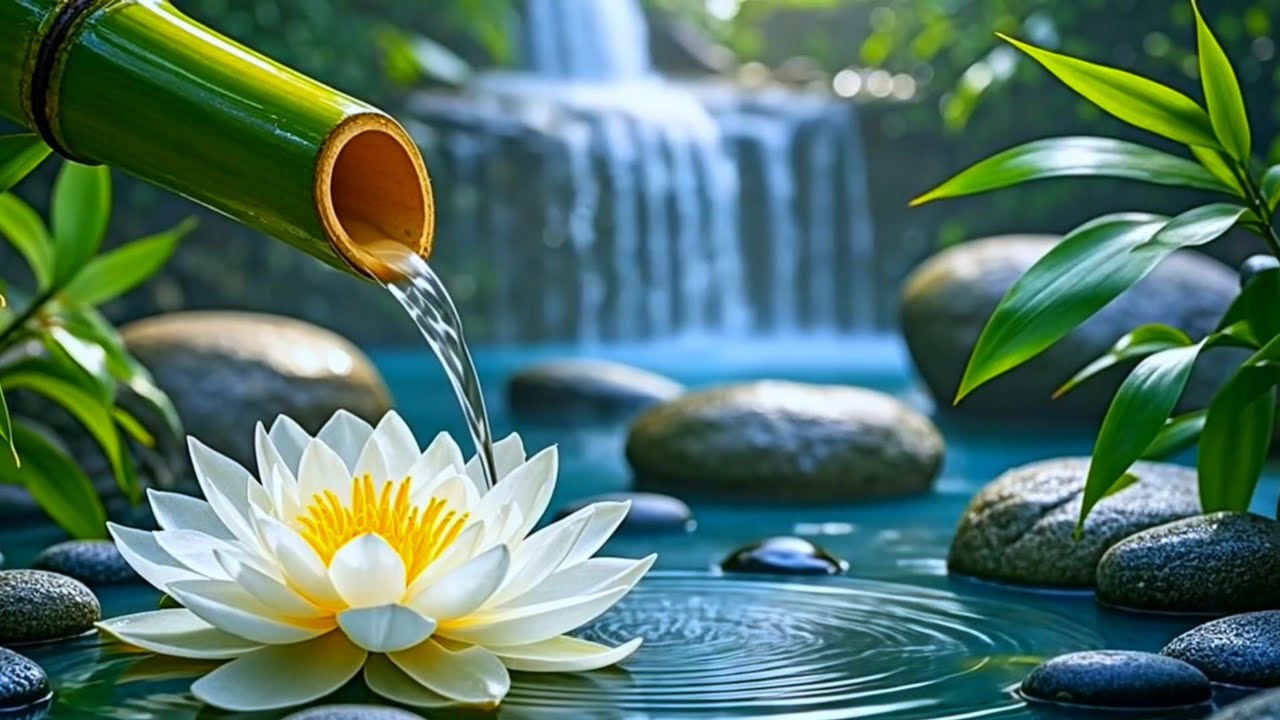 Relaxing Piano Music & Soothing Water Sounds for Stress, Anxiety & Sleep