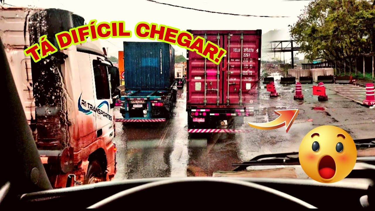 ✅ TÁ DIFÍCIL CHEGAR NO PORTO DE SANTOS .