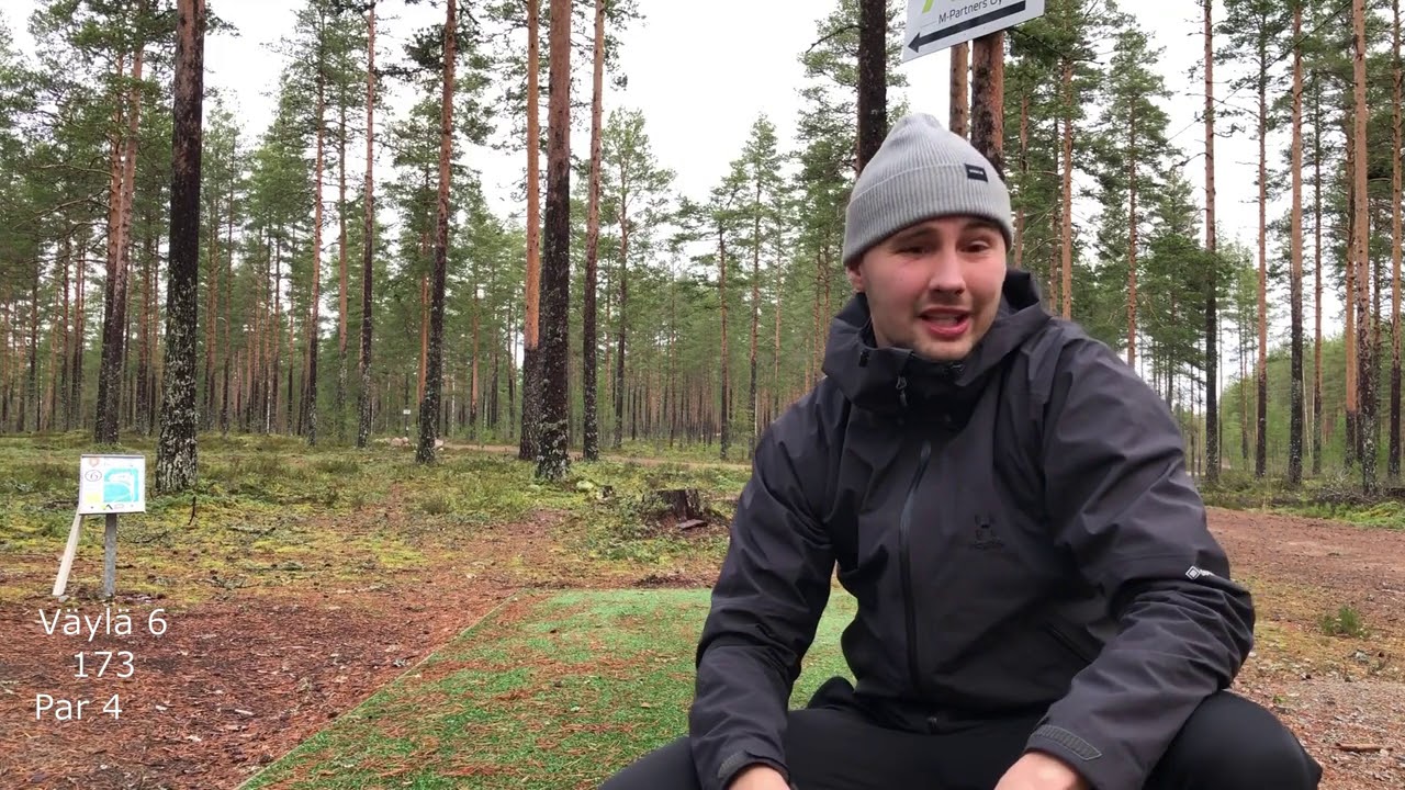 Testiss&auml; Nummij&auml;rven frisbeegolfrata: Front 9