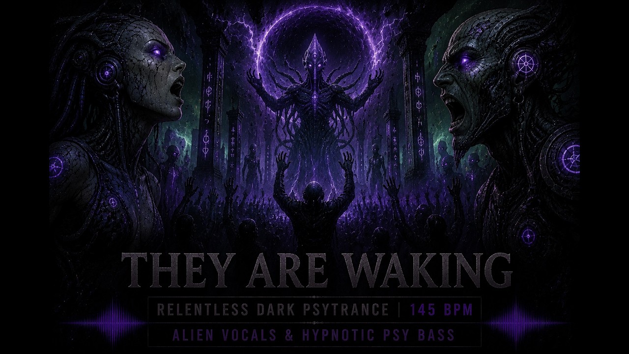 They Are Waking – Relentless Dark Psytrance 145 BPM | Alien Vocals & Hypnotic Psy Bass
