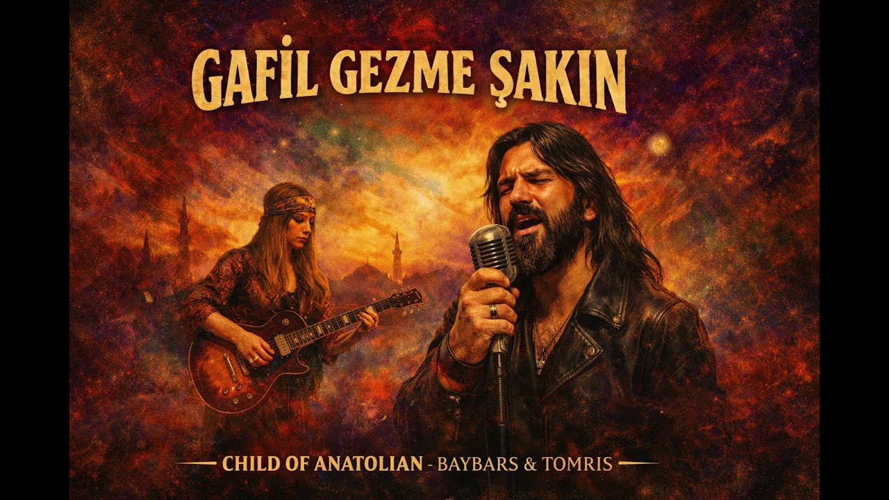 GAFİL GEZME ŞAŞKIN  I  1970'S PSYCHEDELİC ANATOLİAN ROCK COVER-BAYBARS