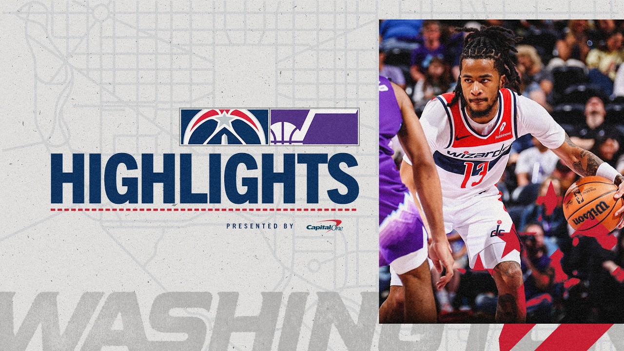 Highlights: Washington Wizards at Utah Jazz | 03.25.26