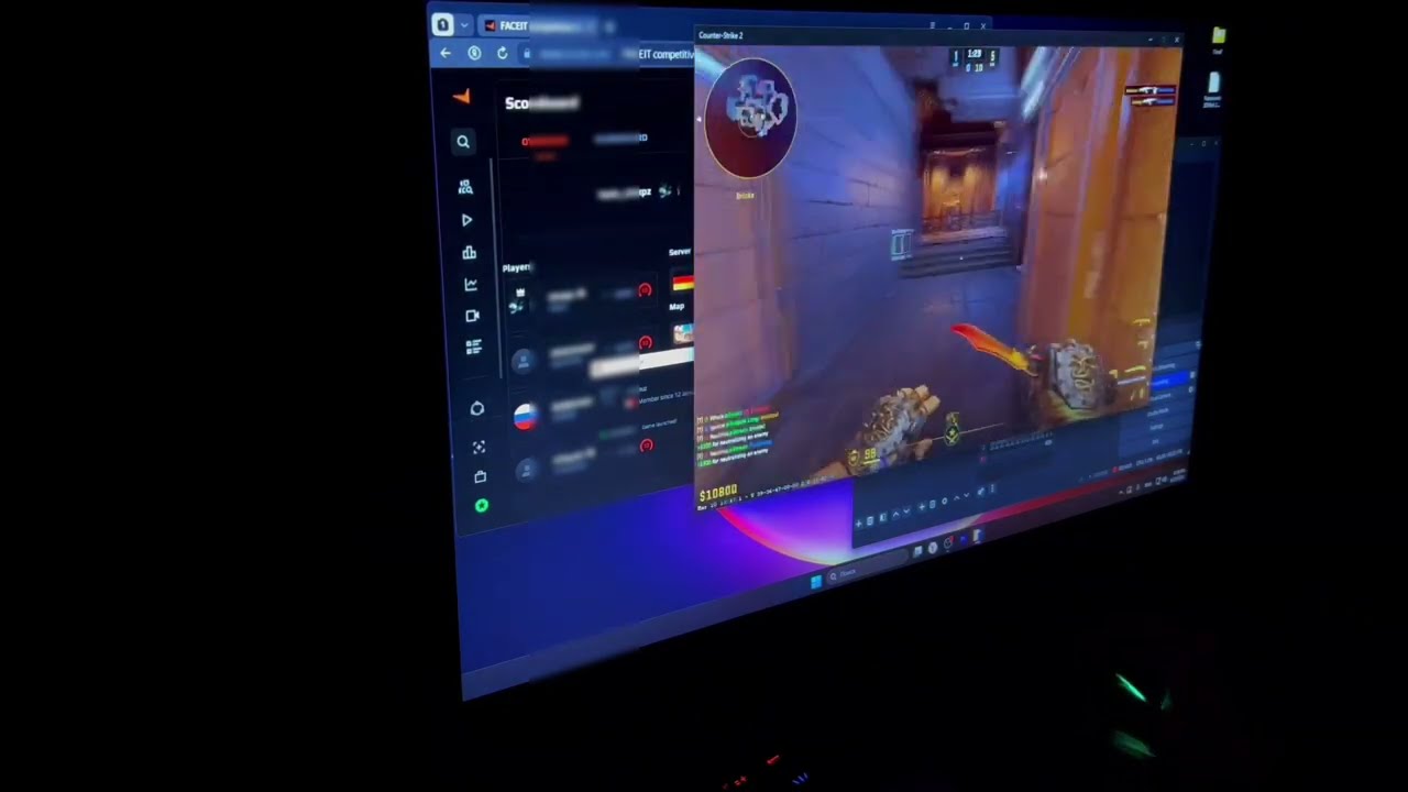 Cheating 10LVL on Faceit cs2