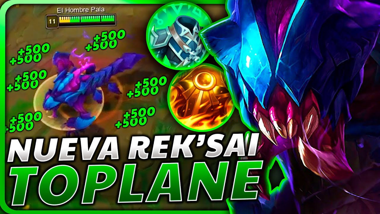 😱¡El *NUEVO DESCUBRIMIENTO* de REK'SAI TOP me DEJA LOQUISIMO, es INMORTAL y SE CURA PERMANENTEMENTE!
