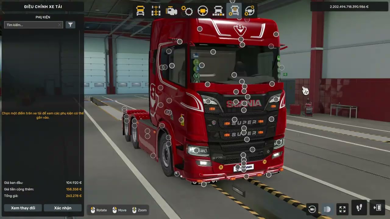 Euro Truck Simulator 2 Scania R Mega Tunning 1.55