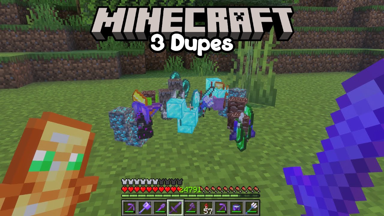 3 ошибки с дублированием предметов в Minecraft на всех устройствах! Realms, Servers, Normal Worlds