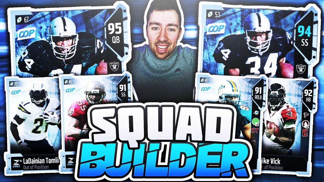 ALL OOP *OUT OF POSITION* PLAYER LINEUP! Madden 18 Squad Builder