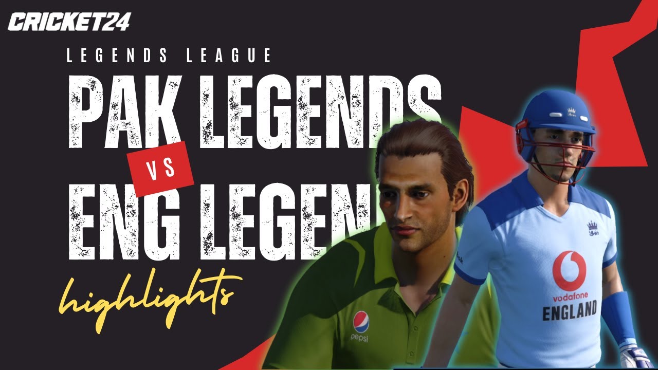 PAK против ENG | Legends League SF 2 | Cricket 24