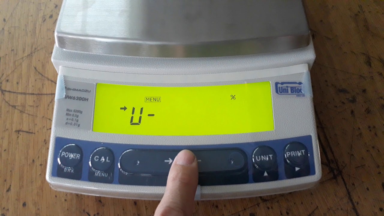 Shimadzu UX - UW - Cài đặt