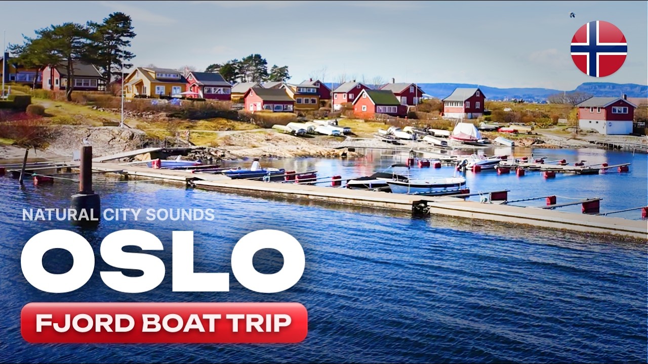 🇳🇴 NORWAY - OSLO - Oslofjorden islands - Boat trip 4K