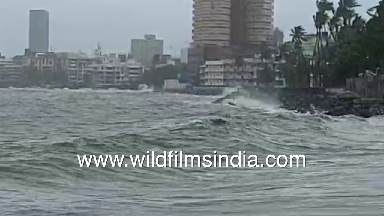 Cyclone Nisarga makes landfall in Mumbai: High tides on shores of Mumbai