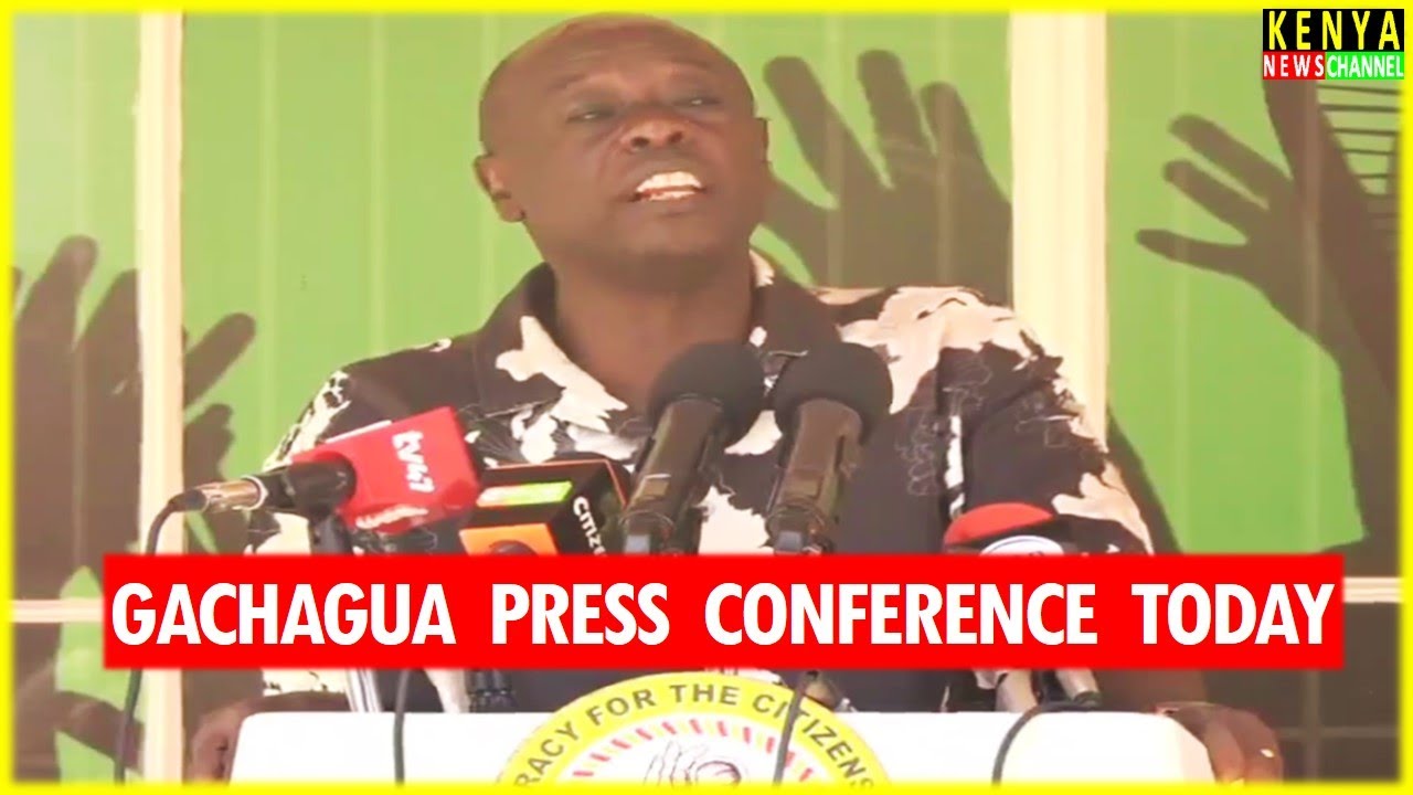 FULL SPEECH! Gachagua Explosive Press Conference today - Listen what he told Ruto