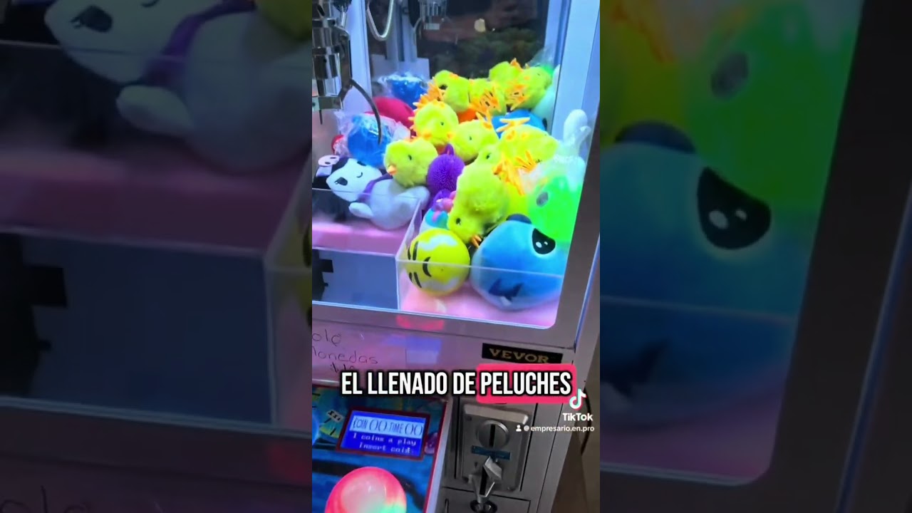 Emprendimiento en máquina de peluches crea tu propio activo sin necesidad de trabajar.