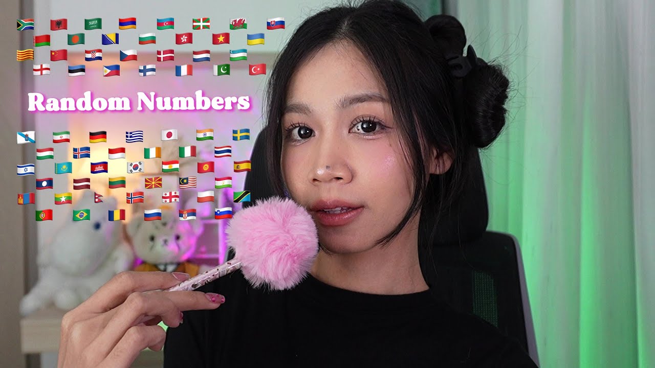 ASMR шепчет случайные числа на 68 языках 💜🧘🏻‍♀️
