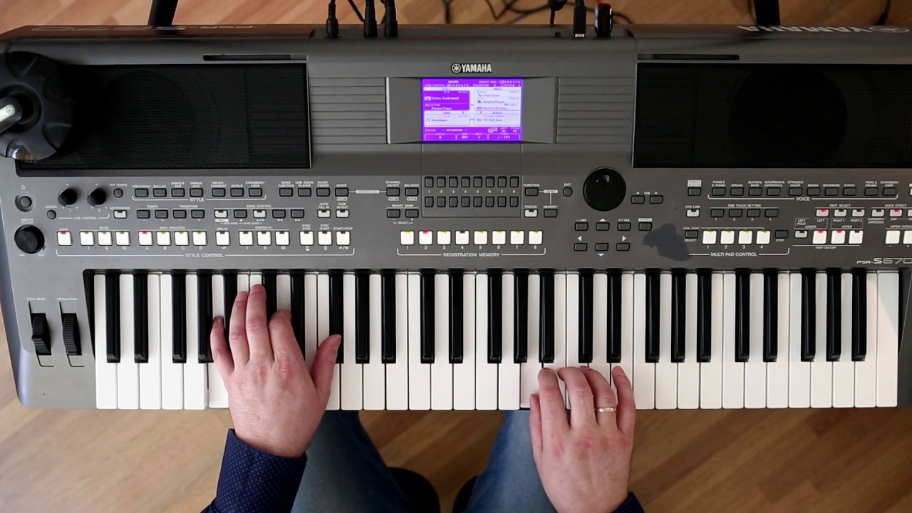 Veter Zadremal played live on Yamaha PSR s670; Ветер задремал - Электроклуб (Cover)