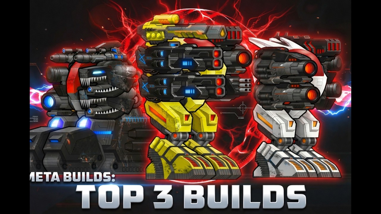 Super Mechs. СОБРАЛ 3 ТОПОВЫХ БИЛДА ДЛЯ 5 РАНГА!
