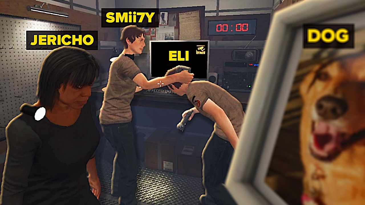 4 Idiots play Phasmophobia and get scared of their own footsteps