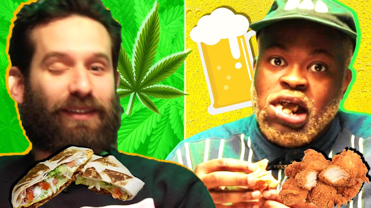 Drunk Vs. High Snack Swap