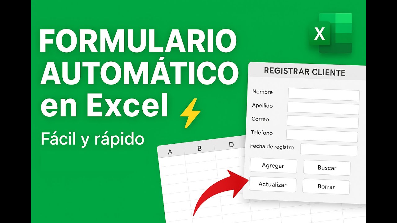 ✨ El método más fácil para crear FORMULARIOS en Excel 🟩📋
