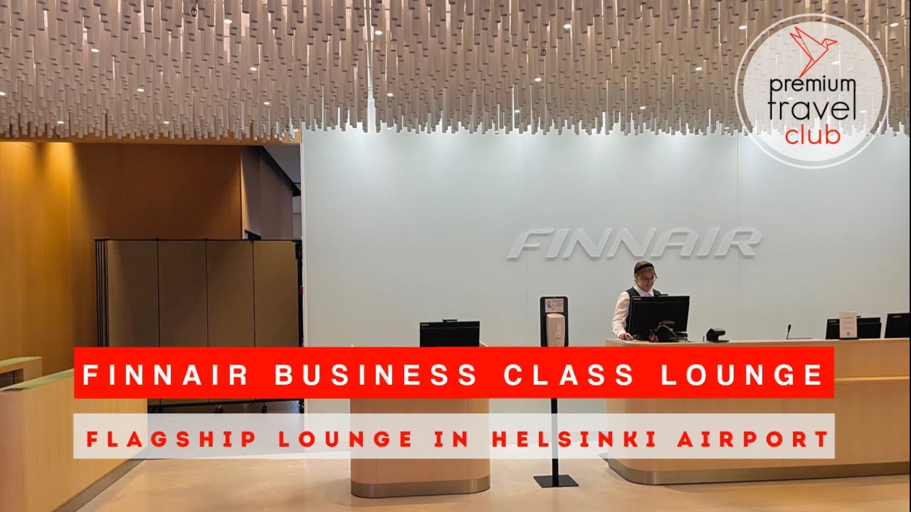 Finnair flagship Business Lounge in Helsinki Airport (best lounge in Europe?)