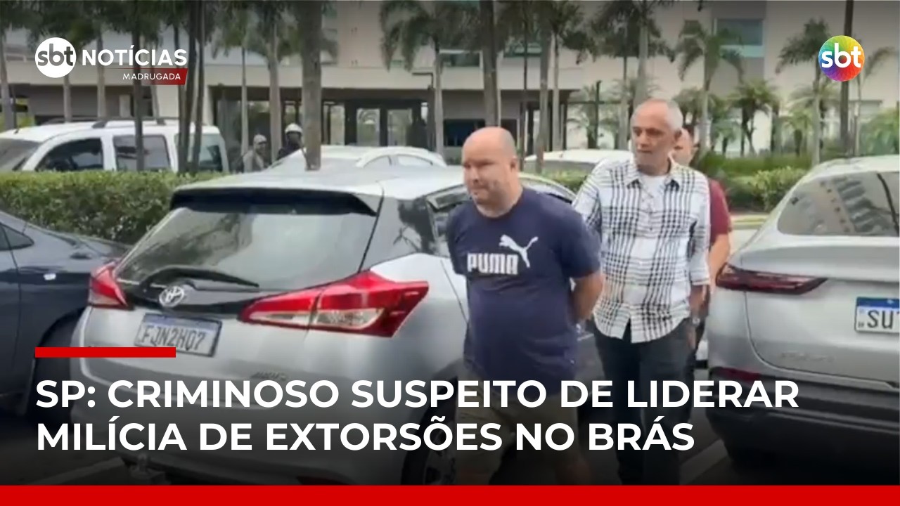 SP: suspeito de extorquir comerciantes no Brás é preso em condomínio de luxo | #SBTNotícias