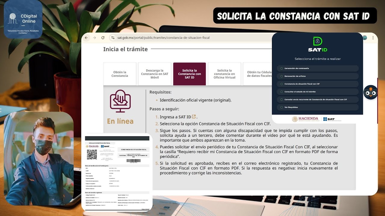 SAT ID: Obtén tu Constancia Fiscal Rápido y Fácil (Guía Completa)