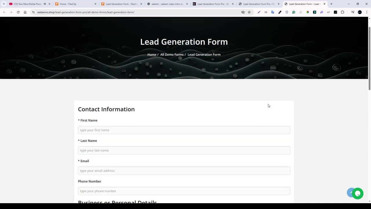 How To Use Lead Generation Form Plugin For WordPress Website.