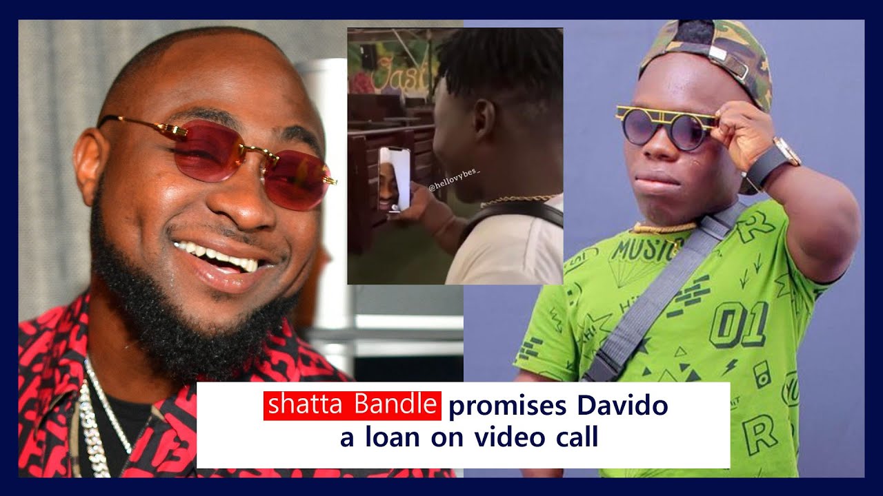 Hilarious: Shatta Bandle promises Davido to give him loan on video call