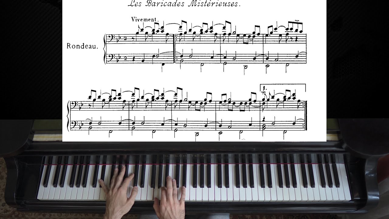 Couperin - Les Barricades Mysterieuses | Piano Tutorial
