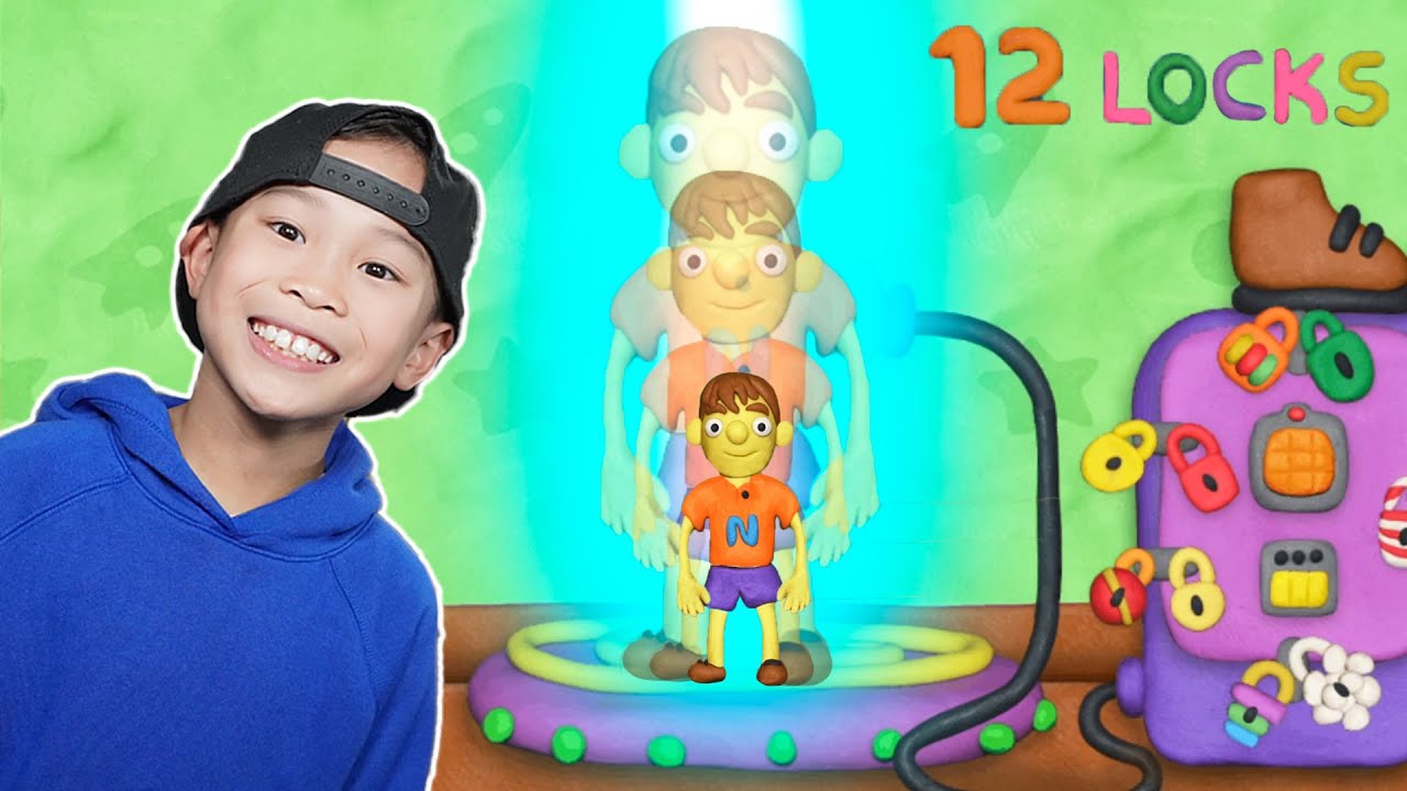 12 Locks Shrinking Machine Level! Can Kaven Escape!
