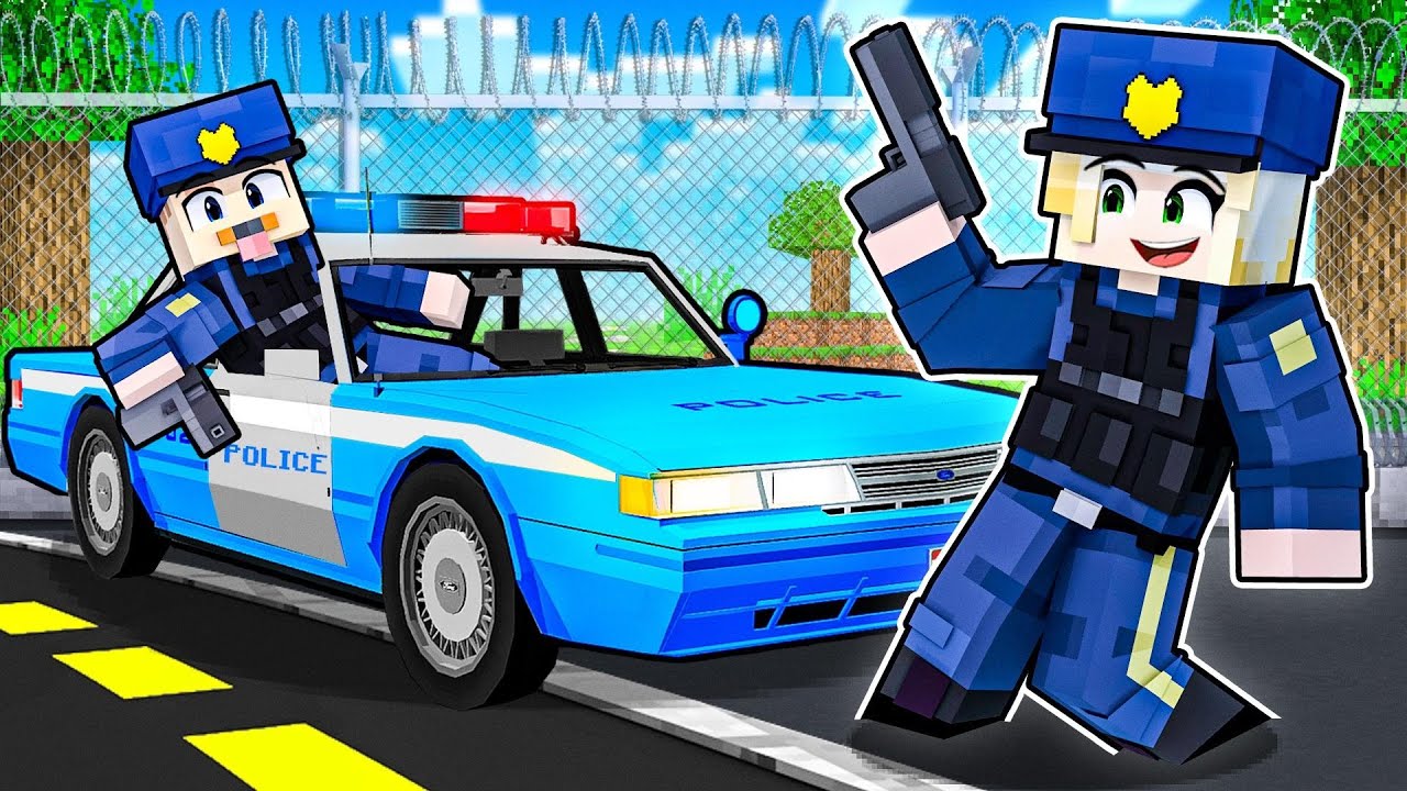 WIR MACHEN EIN PRAKTIKUM BEI DER POLIZEI! | MINECRAFT POLIZEI!