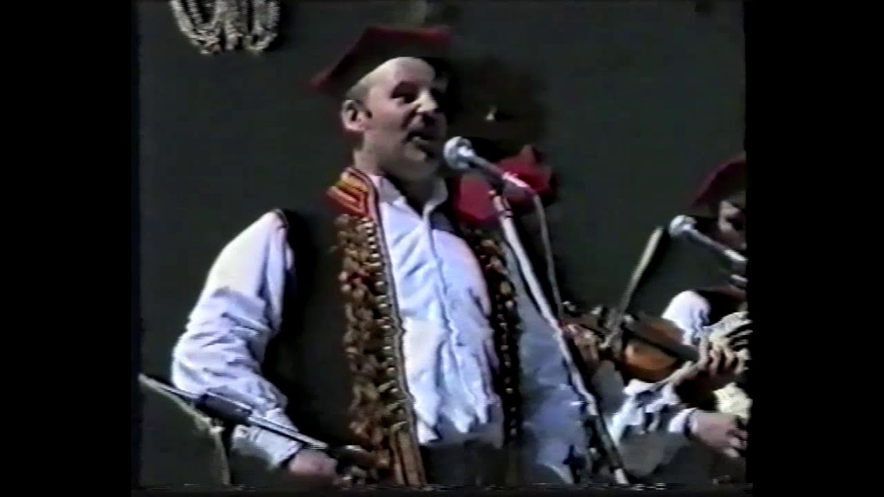 Jędrzej z kapelą. Wojewódzki Przegląd Kapel. Busko-Zdrój 1991r.