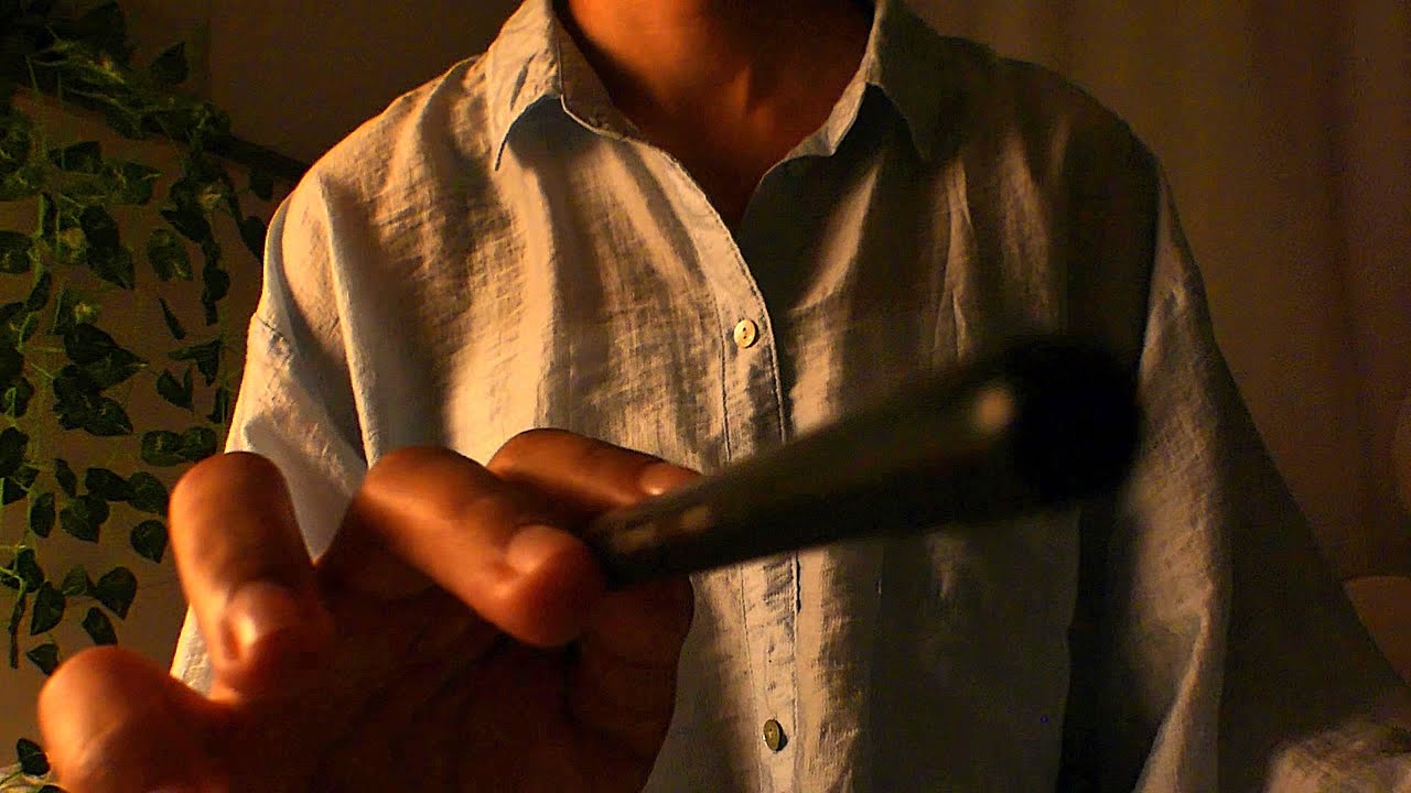 ASMR up-close lens play 🔍📷 brushing, tracing & hand movements (soft sounds)