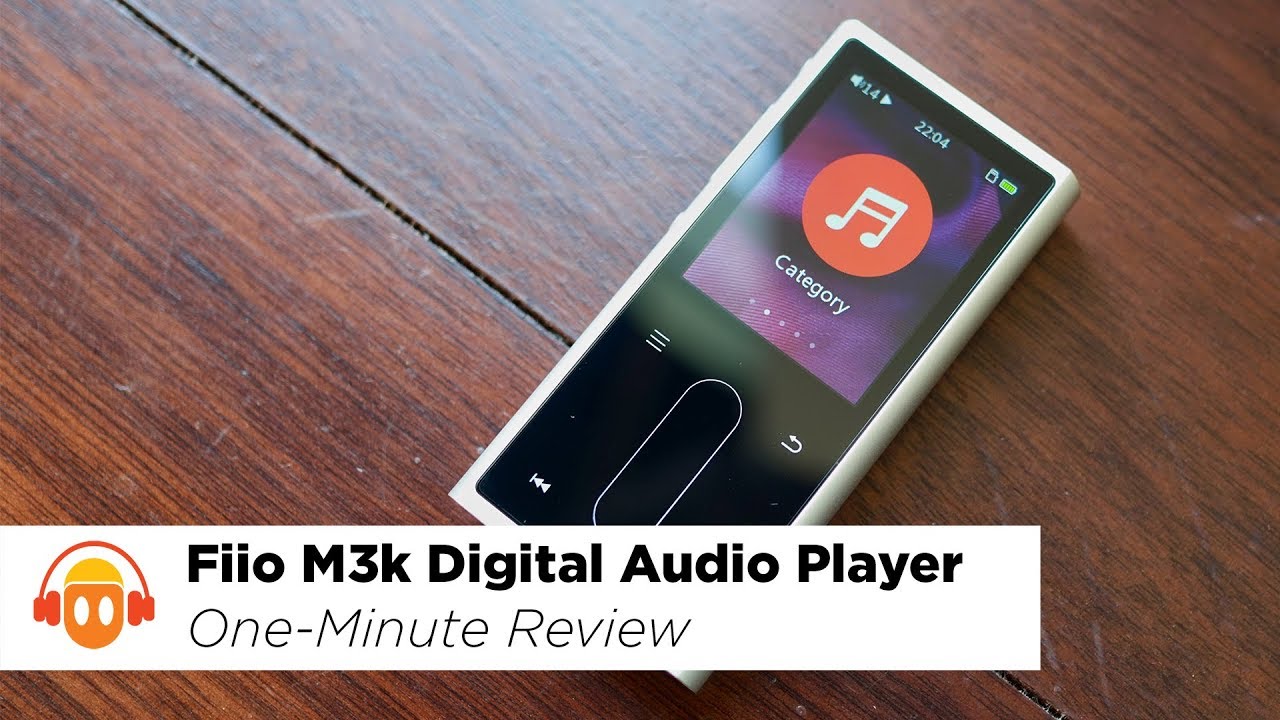 Fiio M3k Digital Audio Player Overview (4K) - Minidisc in a Minute