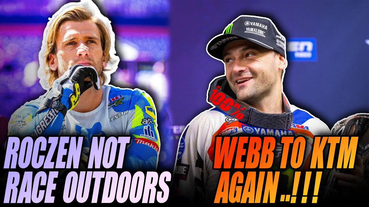 Кен Роксен пропускает сезон Pro Motocross 2026... (Почему), Купер Уэбб снова возвращается в KTM в...