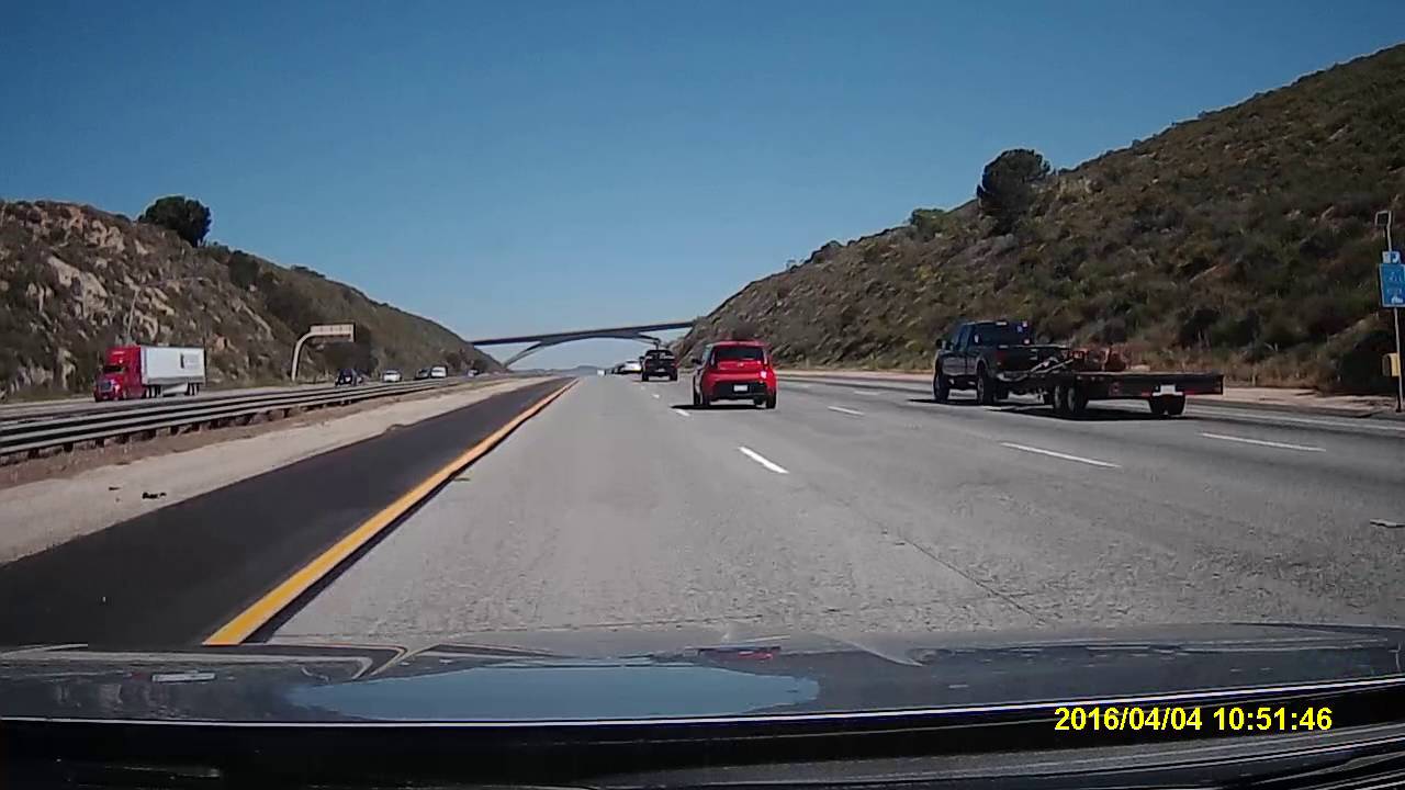 Driving from San Diego (Rancho Bernardo) to Los Angeles (Montery Park)
