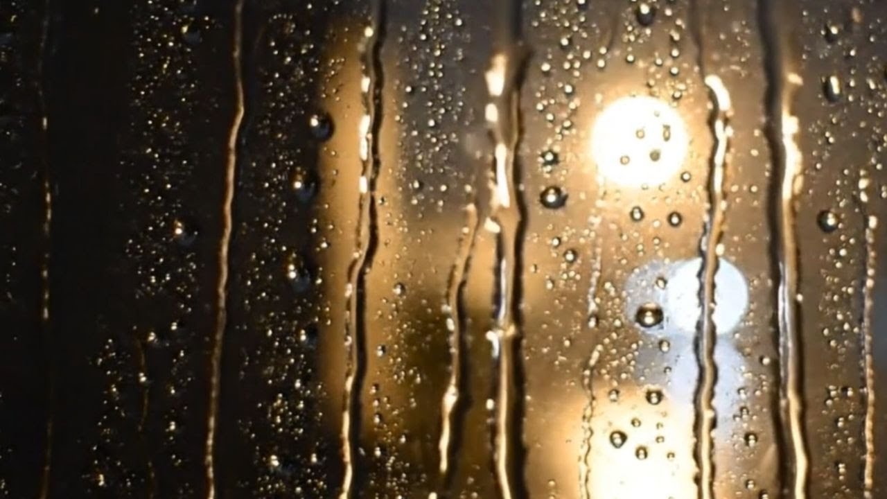 Rain Window ASMR | Gentle Rain in Streetlight Glow | Deep Sleep | 3 Hours #66