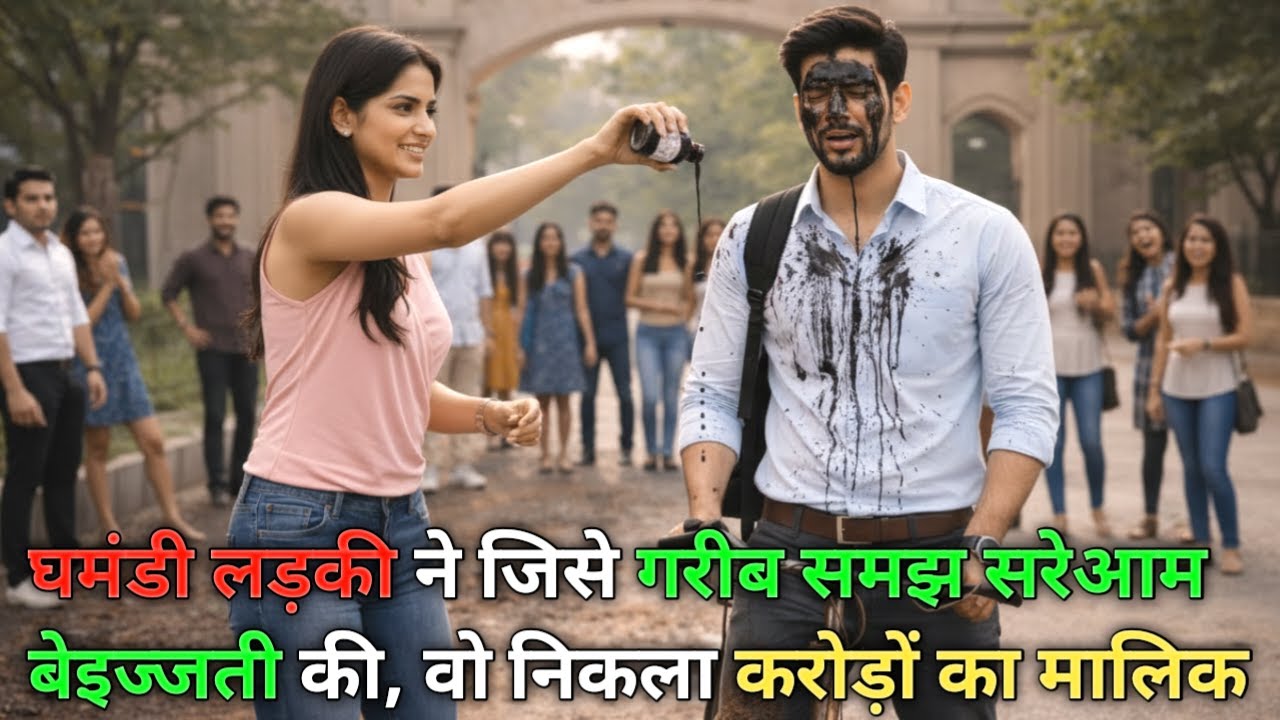 जिस घमण्डी लड़की ने मुझे गरीब समझ बेज्जती की उसके ही पिता #kahani #millionaire #collegeboy #gareeb