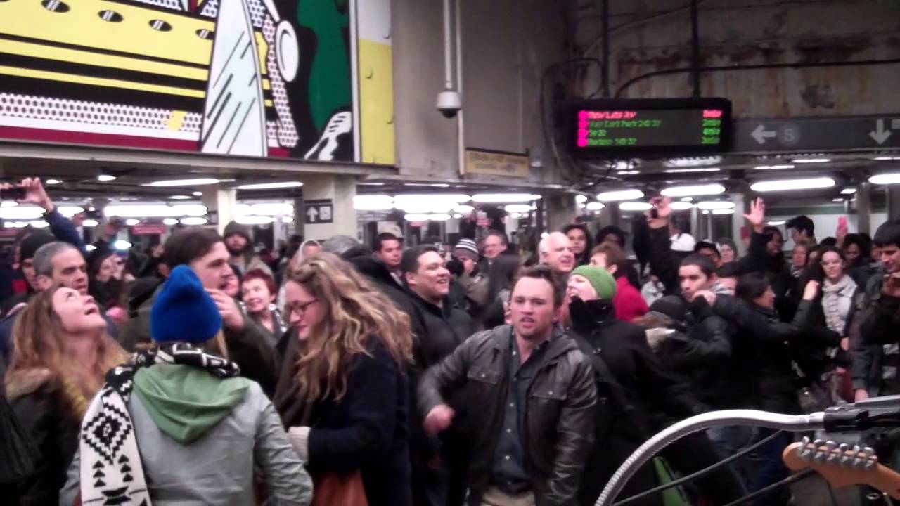 MEETLEMANIA! - Twist & Shout - I'm a Believer - Times Square 3-24-13