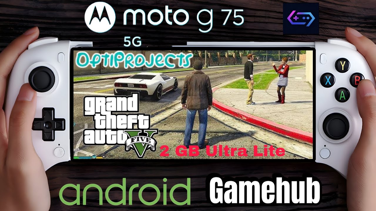 GTA V Ultra Lite 2 GB Versión Optijuegos PC en Android con GameHub Snapdragon 6 gen 3