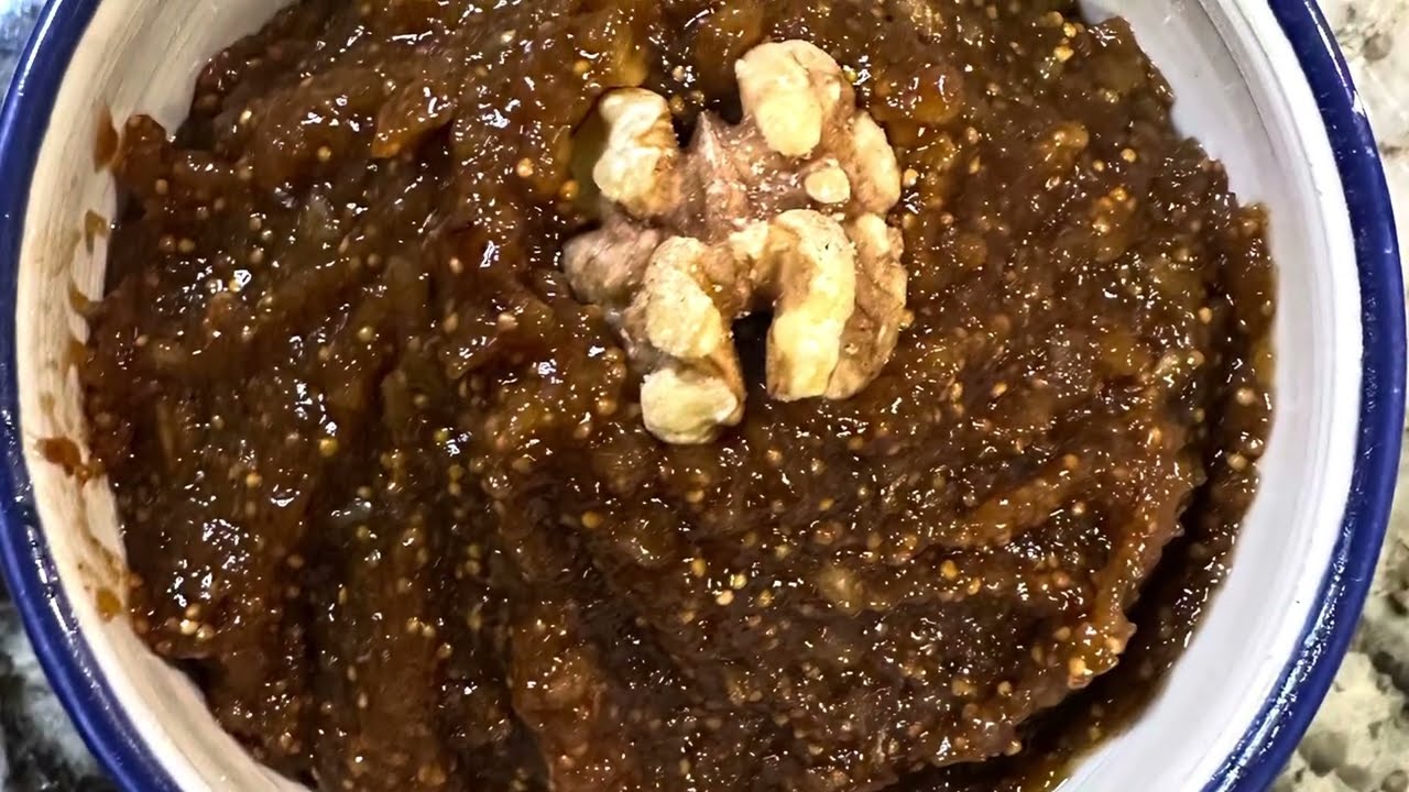 Dried fig jam-مربى التين المجفف أو القطين