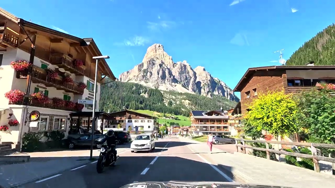 Ab in die Berge 2025 Teil 8   Fahrt durch die grandiose Kulisse der Dolomiten