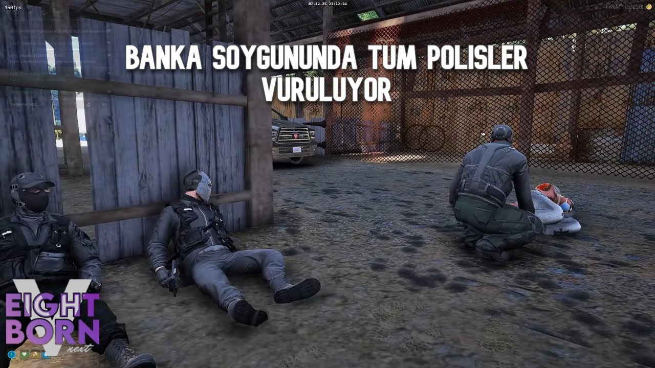 EightbornV | MANULAR BANKA SOYGUNUNDA POLİSLER VURULUYOR ! | 11 POLİS YARALI