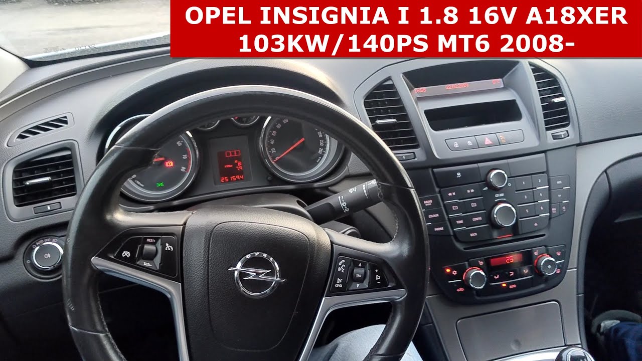 Opel Insignia I 1.8 16V A18XER test prędkości obrotowej silnika na autostradzie