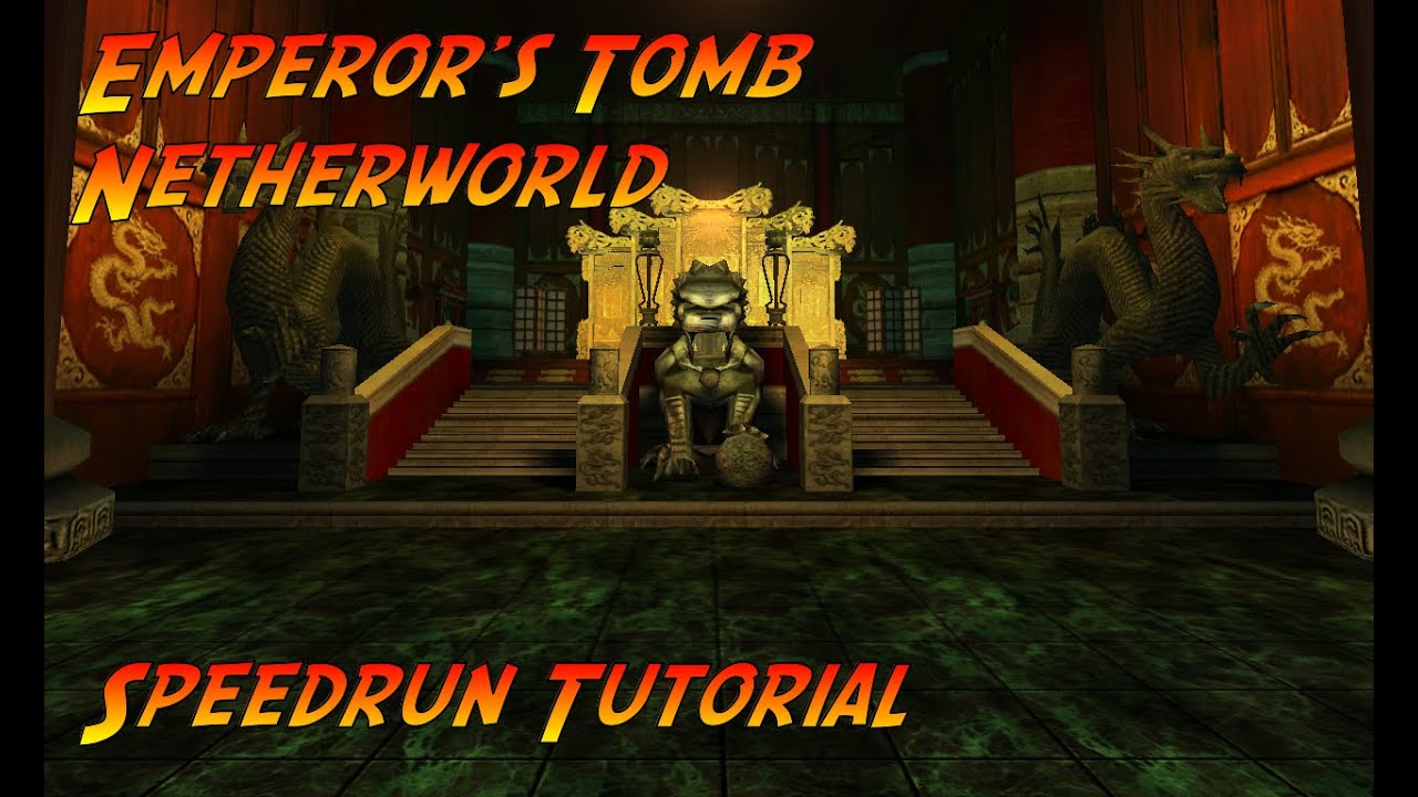 Emperor's Tomb and Netherworld speedrun tutorial Indiana Jones and the Emperor's Tomb