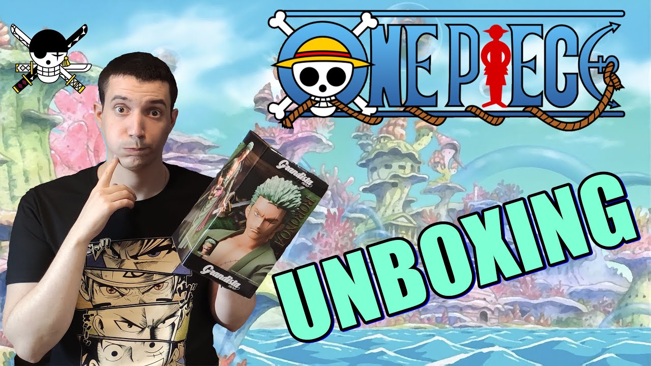 UNBOXING figura ONE PIECE RORONOA ZORO Banpresto Grandista